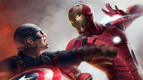 Iron Man Vs Captain America 4k superheroes wallpapers, iron man wallpapers, hd-wallpapers ...