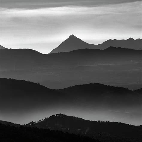 Misty mountains BW Photograph by Guido Montanes Castillo - Fine Art America