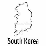 Korea Map South Outline Jindo Coloring Sea Korean North Miracle  sketch template