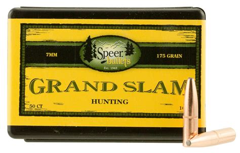 Speer 1643 Grand Slam .284 175 gr Grand Slam Soft Point 50 Per Box ...