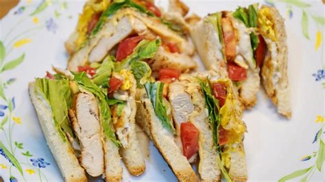 CHICKEN & EGG CLUB SANDWICH RECIPE - YouTube