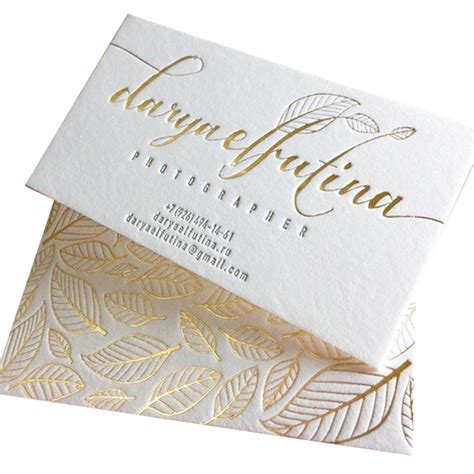 Luxury Name Card Printing Business Card in Creative Style Free Design