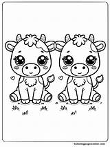 8 Cute Cow Coloring Pages  Free Printable PDFs sketch template