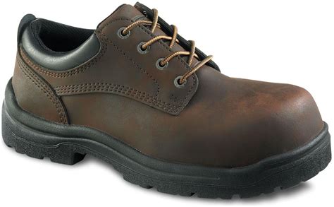 Amazon.com | Worx By Red Wing Shoes Men's King Toe Oxford Non Metalic Oblique Safety Toe Oxford ...