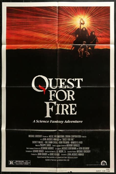 Quest for Fire (1981) original movie poster - Ron Perlman Rae Dawn Chong | Original movie ...