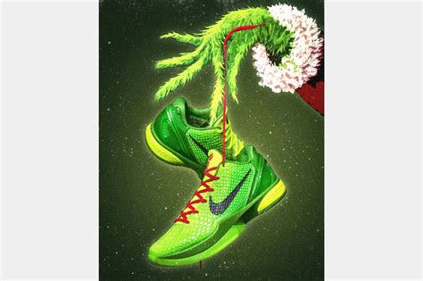 Kobe 6 Grinch Wallpaper