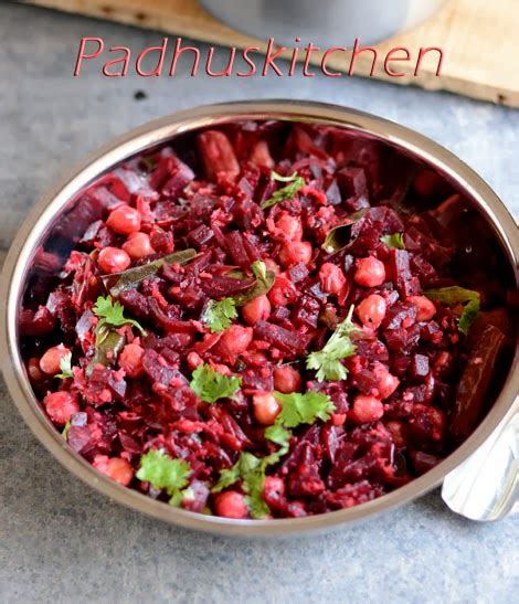 Beetroot Curry Recipe-Beetroot Channa Sabzi (for rice-chapati) - Padhuskitchen