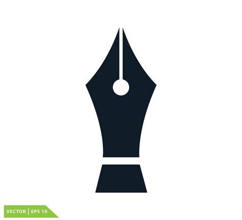 Fountain pen icon vector logo design template 7818827 Vector Art at Vecteezy