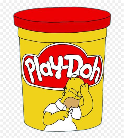 #play-doh #simpsons #homerosimpsons - Playdoh Clipart, HD Png Download ...