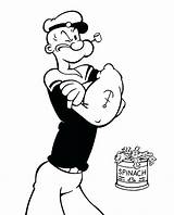Popeye The Sailor Man Coloring Pages At GetDrawings  Free Download sketch template