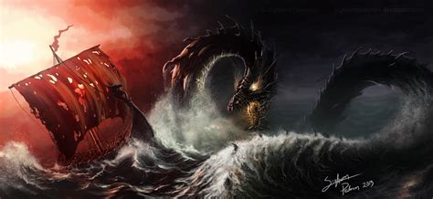 The world serpent by SigbjornPedersen on DeviantArt