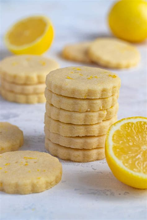 Lemon Shortbread Cookies - Bakes by Brown Sugar