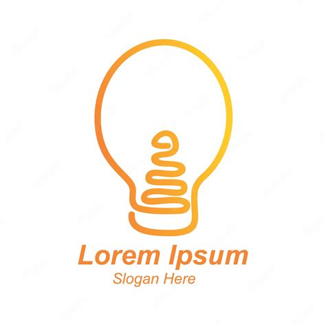 Premium Vector | Creative lamp vector logo design