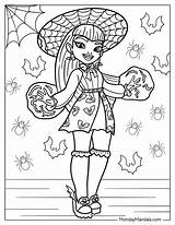 28 Monster High Coloring Pages Free PDF Printables sketch template