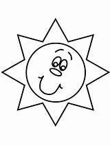 Sun Coloring Pages Printable sketch template