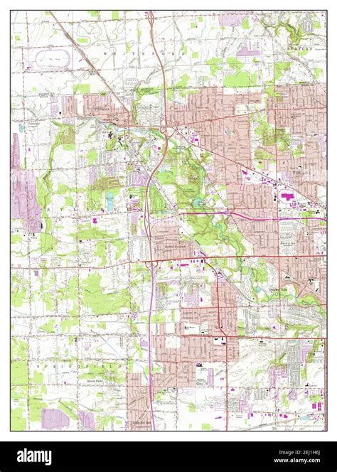 Sylvania, Ohio, map 1965, 1:24000, United States of America by Timeless ...