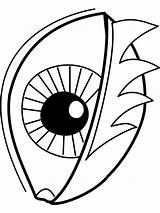 Eye Coloring Page  AusmalbilderFurKinderde sketch template