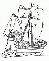 Columbus Ship coloring Page For Kids Transportation coloring Pages  sketch template