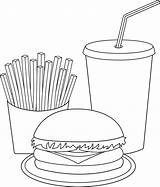 Hamburger Coloring Pages  Best For Kids sketch template