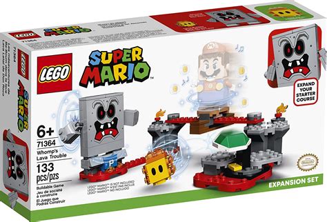 LEGO Super Mario Whomp’s Lava Trouble Expansion Set Building Toy for ...