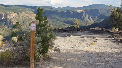 White Rock Canyon Rim Trail Mountain Bike Trail, White Rock, New Mexico