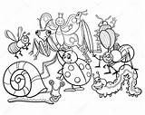 Coloring Insectos Easypeasyandfun Peasy Preschoolers Woodland  sketch template