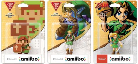 8-bit Link, Ocarina of Time Link, and Majora's Mask Link amiibo getting reprints | The ...