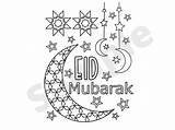 Eid Mubarak Coloring Page Activity For Muslim Kids Islam  sketch template