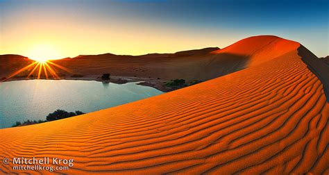 Sossusvlei Sunset Namibia Panoramic Landscape