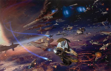 Battle of Coruscant by Dave Seeley : r/StarWars