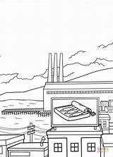 The Town coloring Page  Free Printable Coloring Pages sketch template