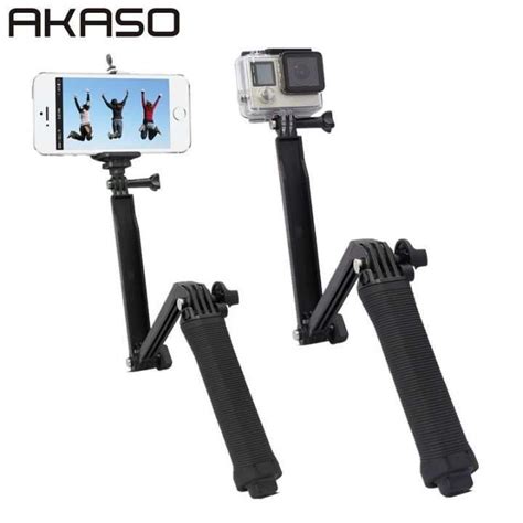 AKASO 3 Way Grip Waterproof Monopod Selfie Stick For EK7000 Gopro Hero ...