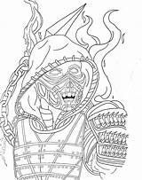 Scorpion In Mortal Kombat Coloring Page  Free Printable Pages sketch template