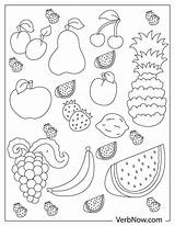 Free FRUIT Coloring Pages For Download Printable PDF sketch template