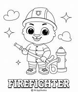 Free Printable Fireman Coloring Pages sketch template