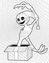 Fnaf Puppet Marionette Coloring Pages Five Nights Freddy Freddys  sketch template