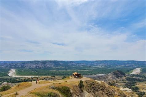 River Bend Overlook 🌞 Drive to River Bend Overlook in Theodore Roosevelt National Park 🌞 North ...