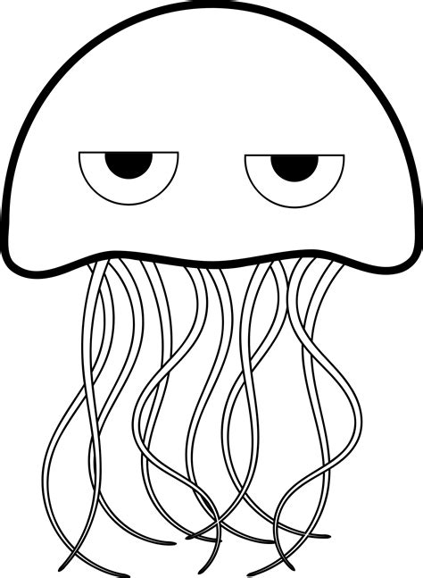 Jellyfish Coloring Sheet