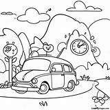 Adventurous 90s Cartoon Scene Coloring Page  Pagescom sketch template