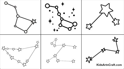 Constellations Coloring Pages For Kids – Free Printables - Kids Art & Craft