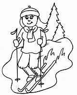 Free Printable Ski Coloring Pages sketch template