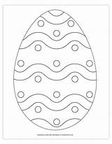 Easter Egg Coloring Page Template  Free Sheet Printables For sketch template