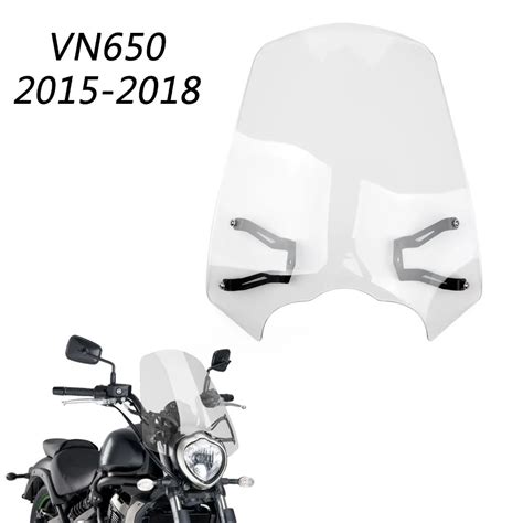 Windshield Screen w/ Bracket For Kawasaki Vulcan S EN 650 2015-2018 ...