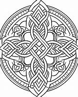 Celtic Mandala Coloring Page With Star  Premium AI Generated Image sketch template