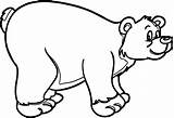 Big Bear Coloring Page  Wecoloringpagecom sketch template