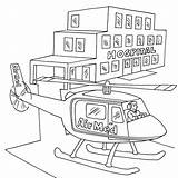 Colouring Pages Of Hospital Building Coloring sketch template