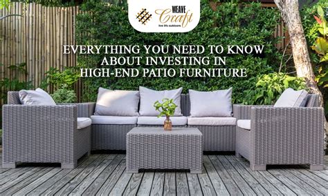 Things To Consider While Buying Luxury Outdoor Garden Furniture