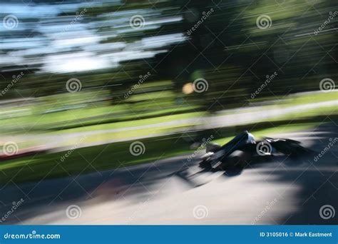 Speeding Race Car Royalty Free Stock Image - Image: 3105016