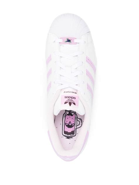 Adidas Originals Superstar Her Vegan Sneakers In White | ModeSens