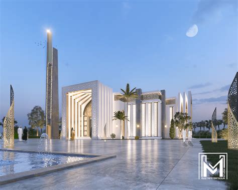 Modern Mosque in Sharjah on Behance | Mosque design, Mosque design islamic architecture, Mosque ...